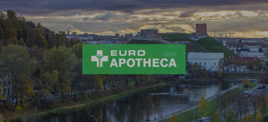 „Euroapotheca“ rezultatai: metinės grupės pajamos pasiekė 1,6 mlrd. Eur