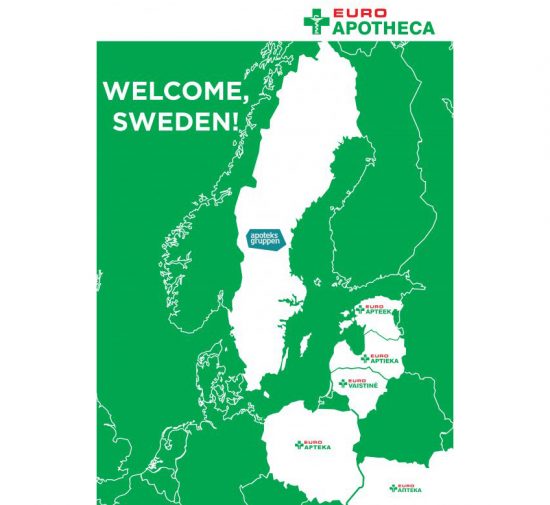 Euroapotheca begins operating in Sweden – acquisition of Apoteksgruppen i Sverige Holding AB is fully completed